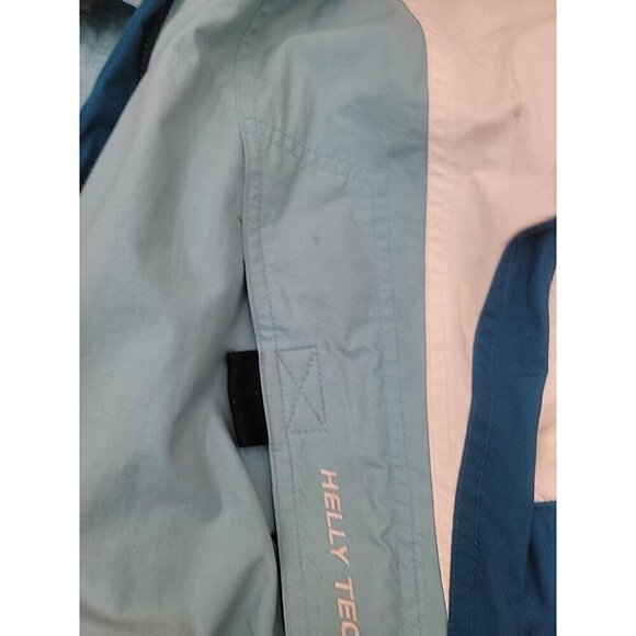 Helly Hanson Helly Tech Waterproof Jacket Size Small Blue - Picture 11 of 16